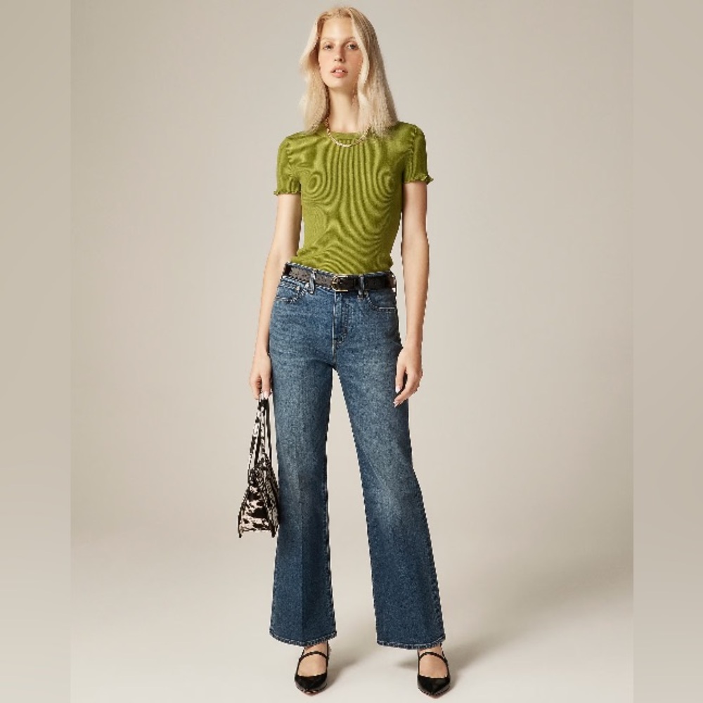 J.Crew Charley kickout cropped jean CN331